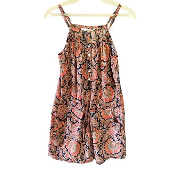 Vanilla Star Paisley Print Romper – Size Small – Boho Sleeveless One-Piece - Picture 2 of 7